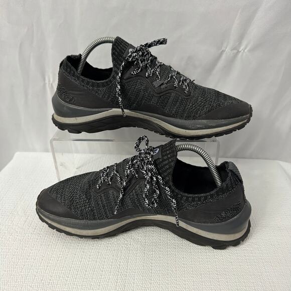 Merrell Mag 9 Shoes Womens Sz 9 Trail Hiking Running Sneakers Vibram Black Gray - Picture 9 of 10